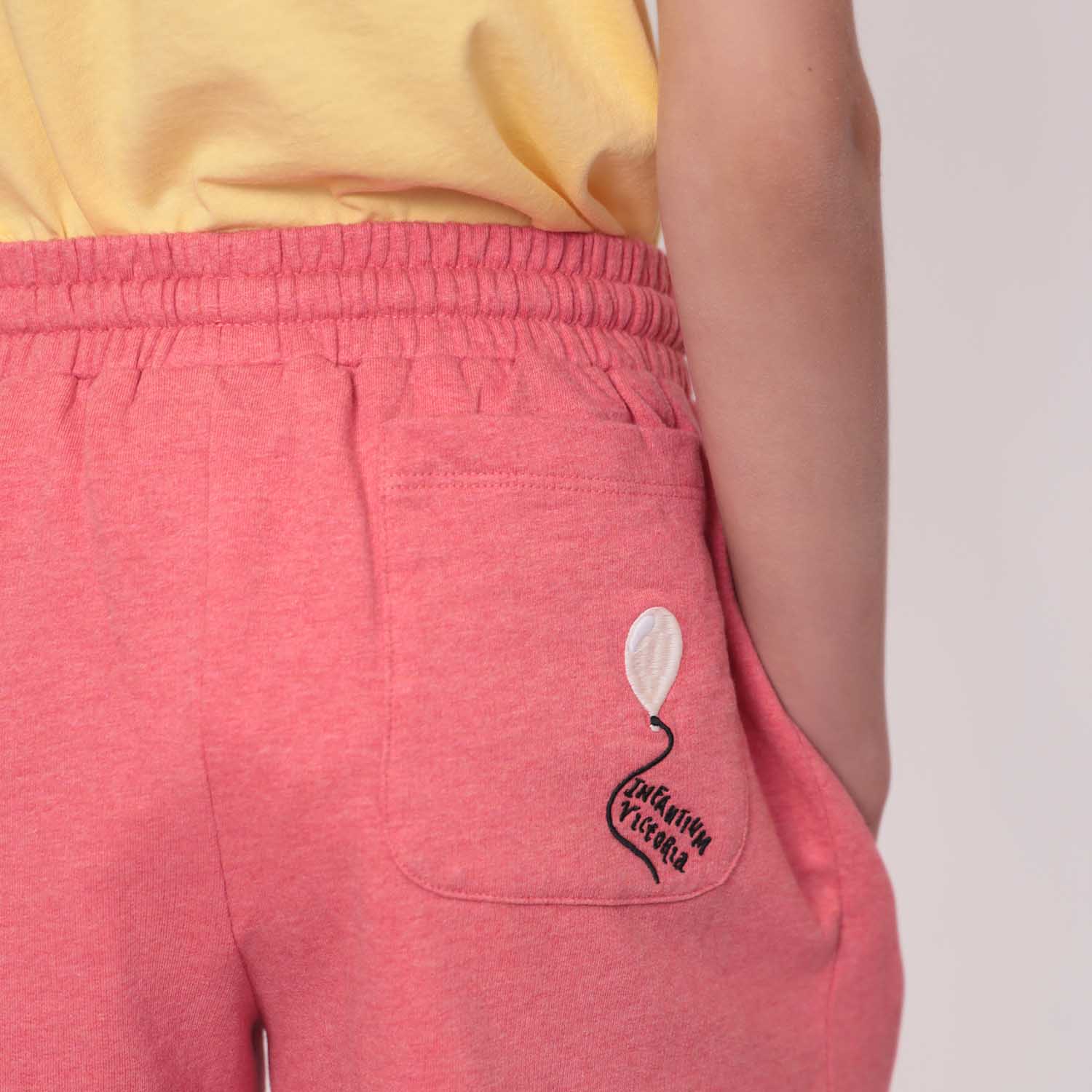 Infantium Victoria Sweatshorts Kinder Bio-Baumwolle Rot