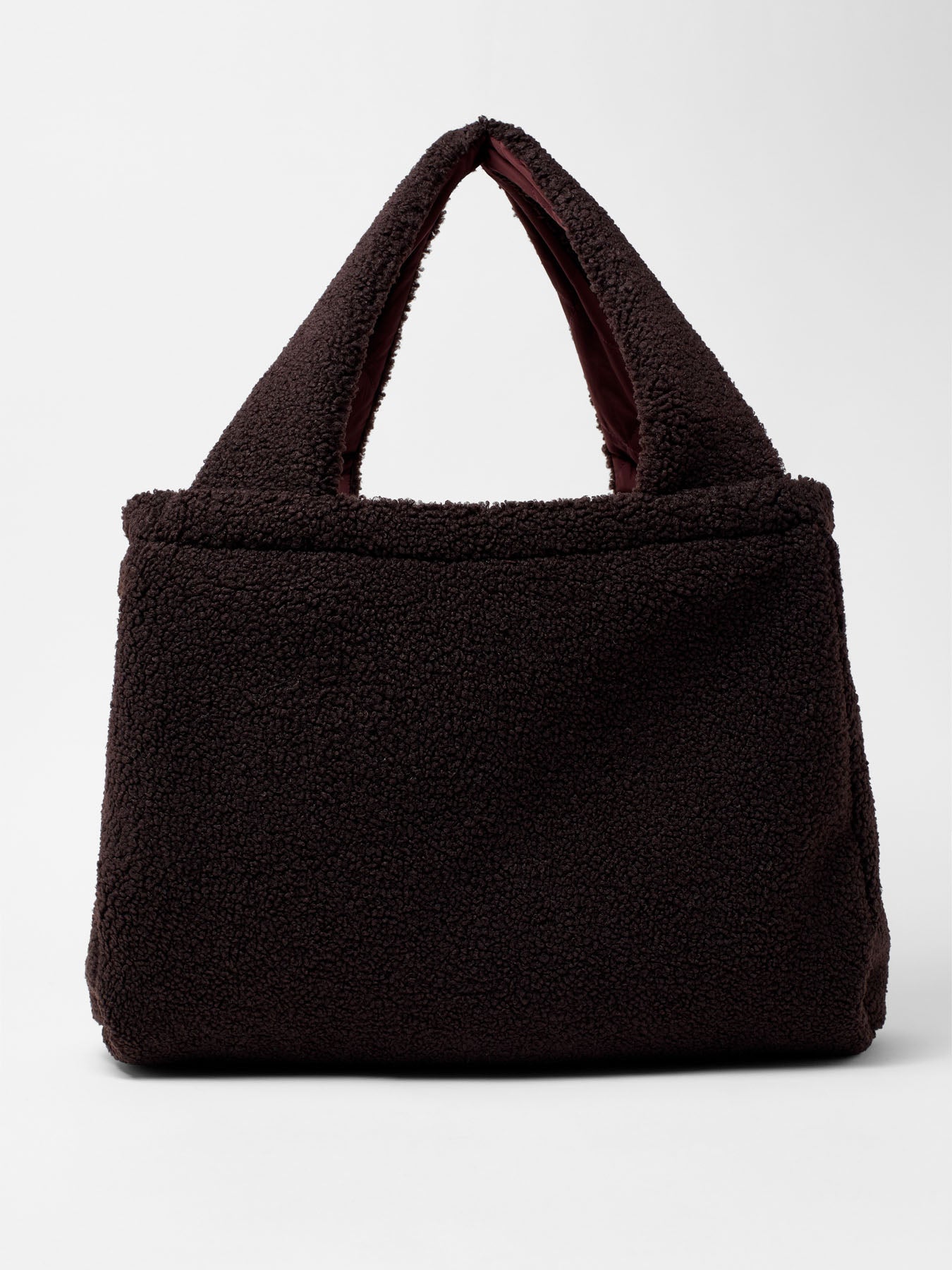 Lanius Wende Tasche Teddystoff bitter chocolate recycelt