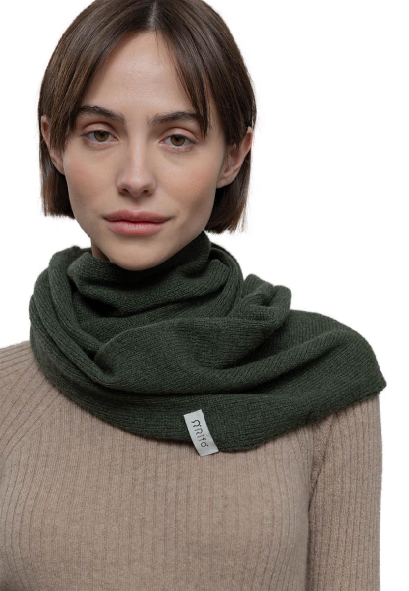 marlowe nature Mima Schlauchschal black ardesia Wolle