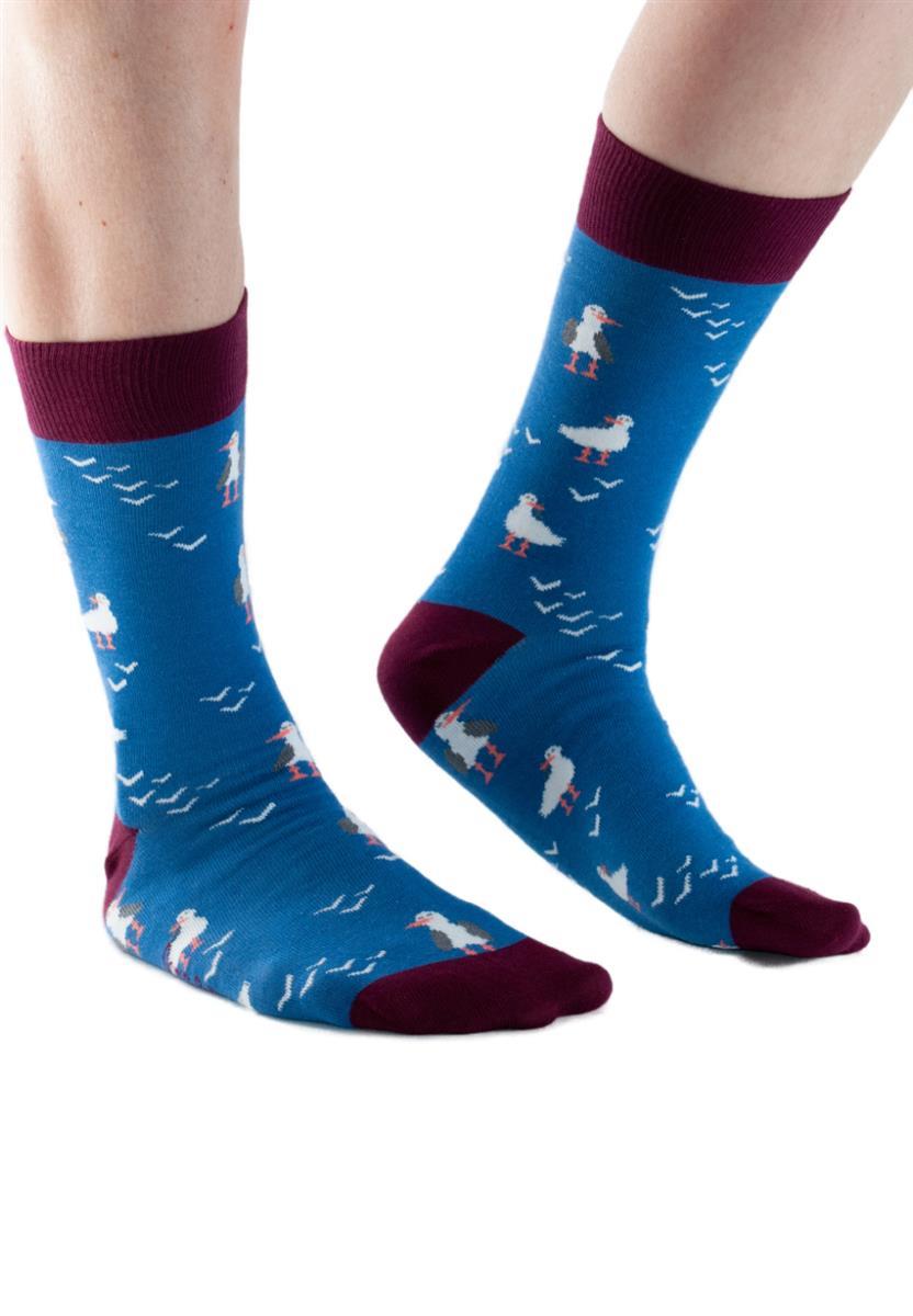Doris & Dude Seagull klein Socken navy 36-40 Bambus-Baumwolle