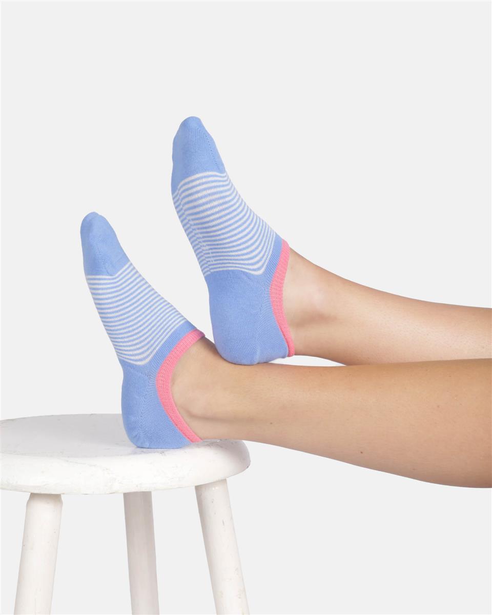 marlowe nature Patterned Organic Cotton No-Show Socken multi