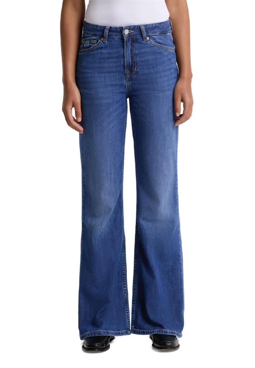 marlowe nature Jeans Kukiko mid worn Flarejeans mid worn L32