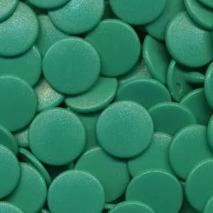 Kam Snaps Plastic Snaps B29 Druckknöpfe Jadegrün Matt 50 Sets