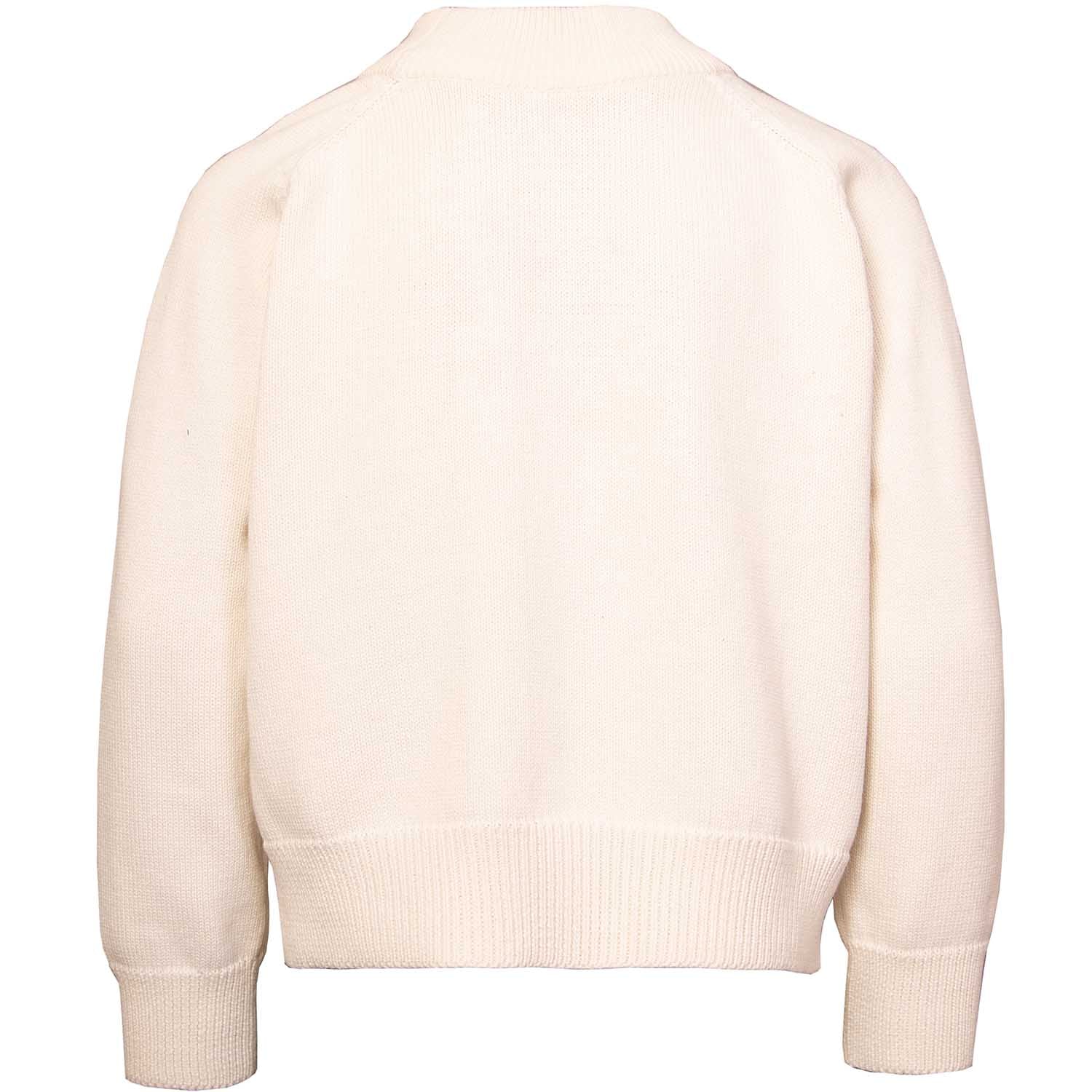 Infantium Victoria Snowflake Pullover weiß Bio-Baumwolle