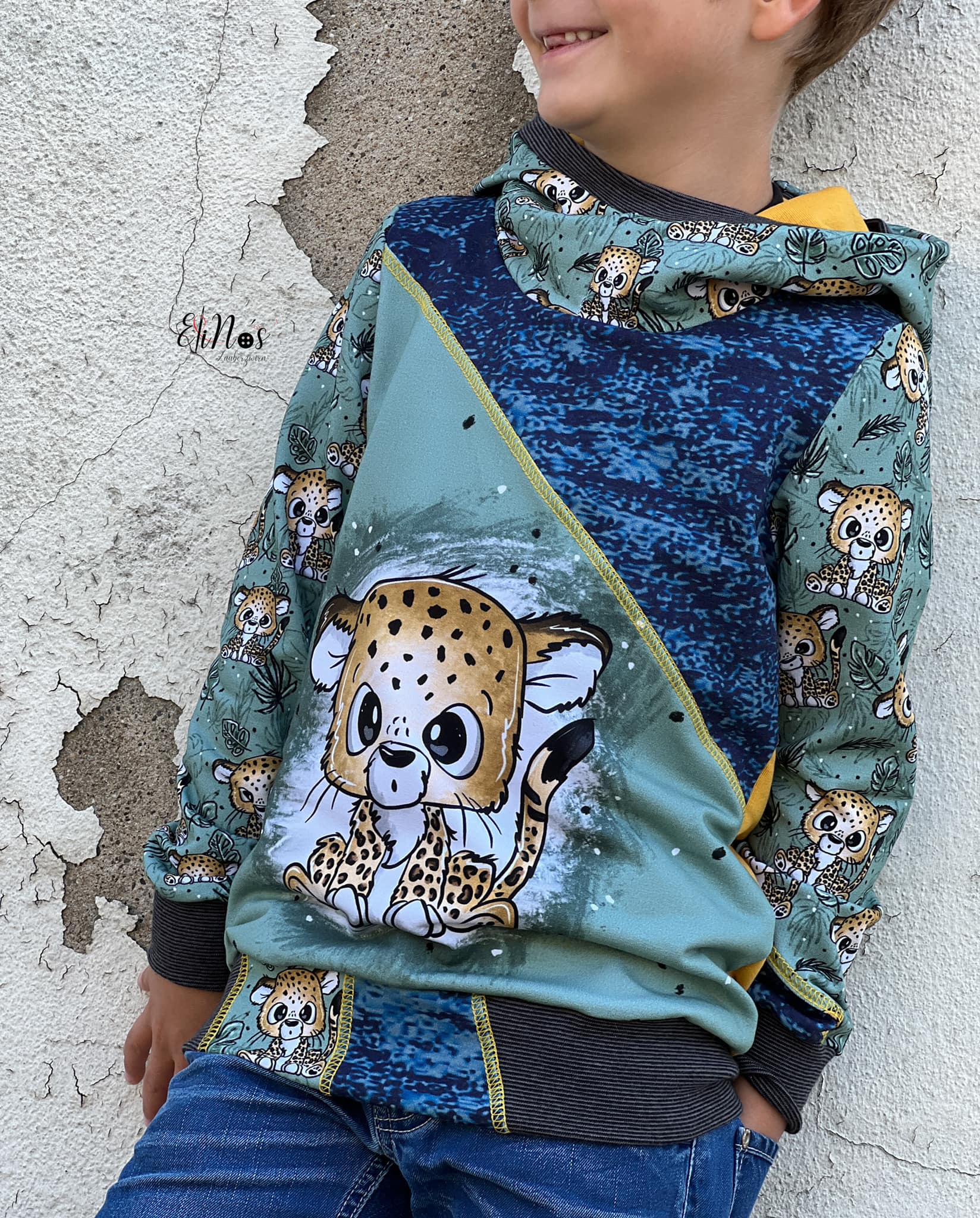Schnittrebell Solea Kids Gr. 98-152 Papierschnitt Hoodie Kinder