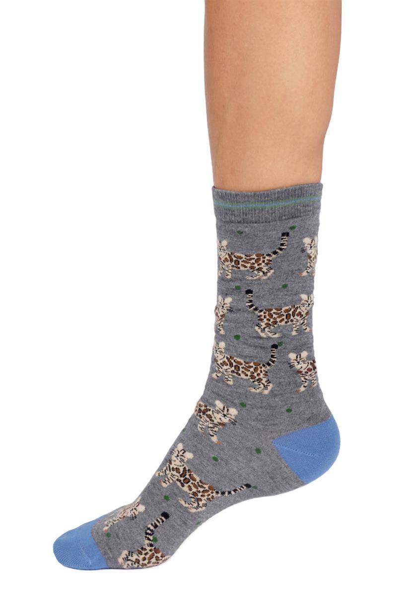 Thought Cats and Dogs Bambus Socken Bengal Cat 37-41