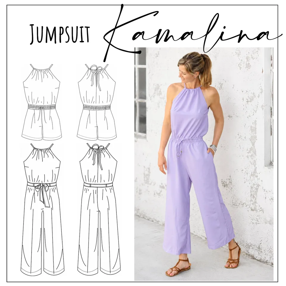 Moeve Design Kamalina Jumpsuit Schnittmuster Damen Gr. 32-46