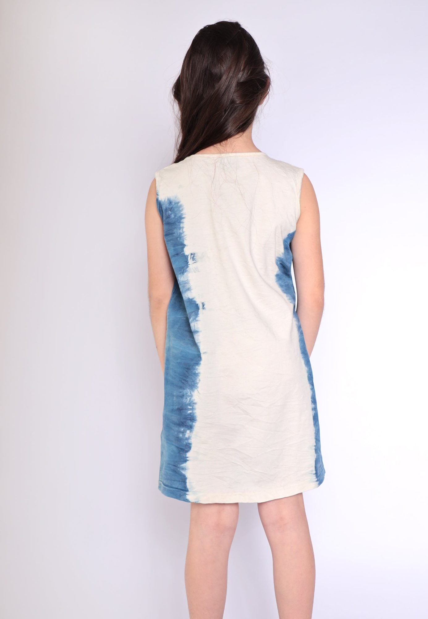 Infantium Victoria Artisanal T-Shirt Dress Kleid Indigo Baumwolle