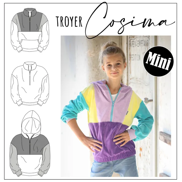 Moeve Design Mini Troyer Cosima 86-176 Schnittmuster Oversize