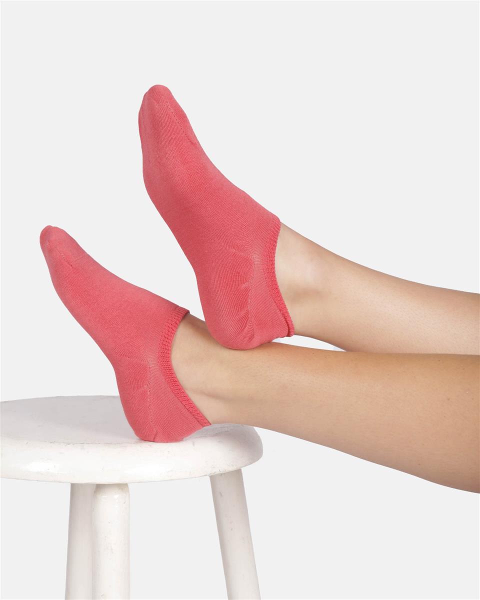 marlowe nature Womens Bamboo No-Show Socken 3 Pack multi 37-41