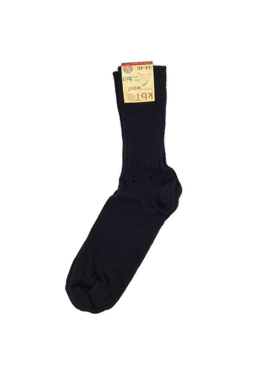 Hirsch Natur Mittelschwere Wollsocke Socken grau 42-43 Bio-Wolle