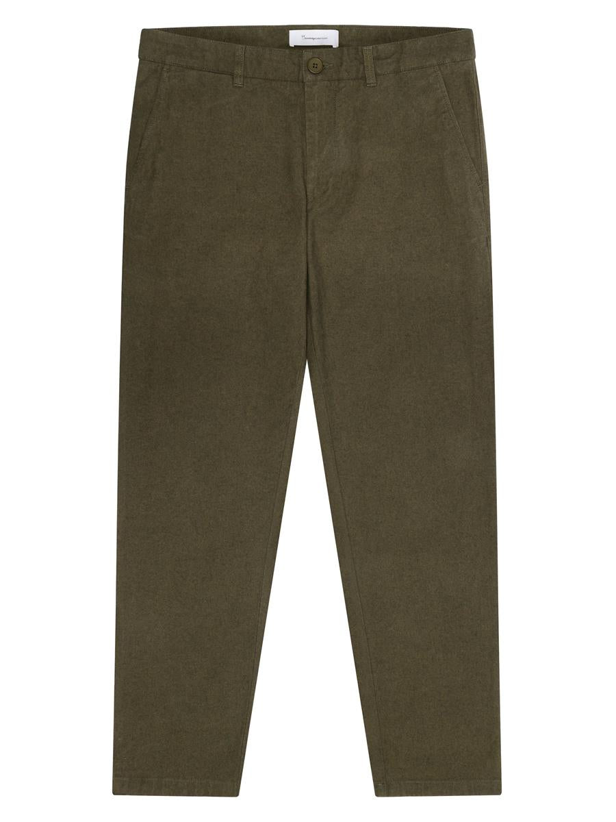 marlowe nature Chuck Regular Flannel Chino dark olive