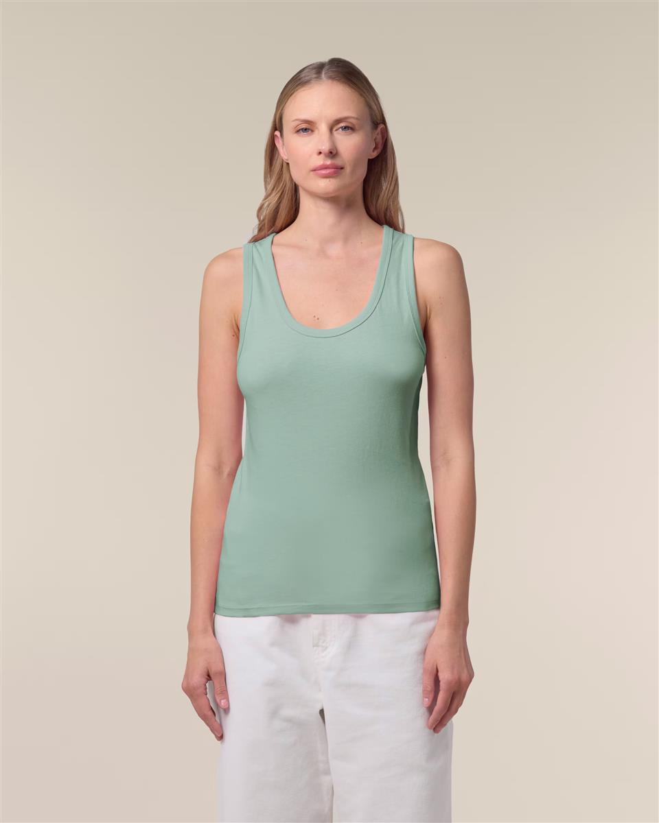 marlowe nature Ava Tank Top aloe Bio-Baumwolle Träger