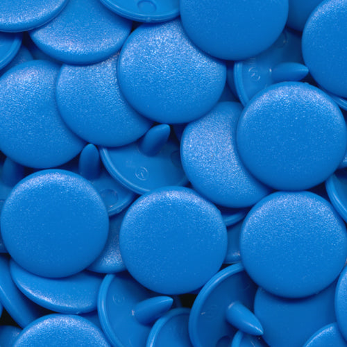 Kam Snaps B08 Bright Blue Druckknöpfe 50 Sets