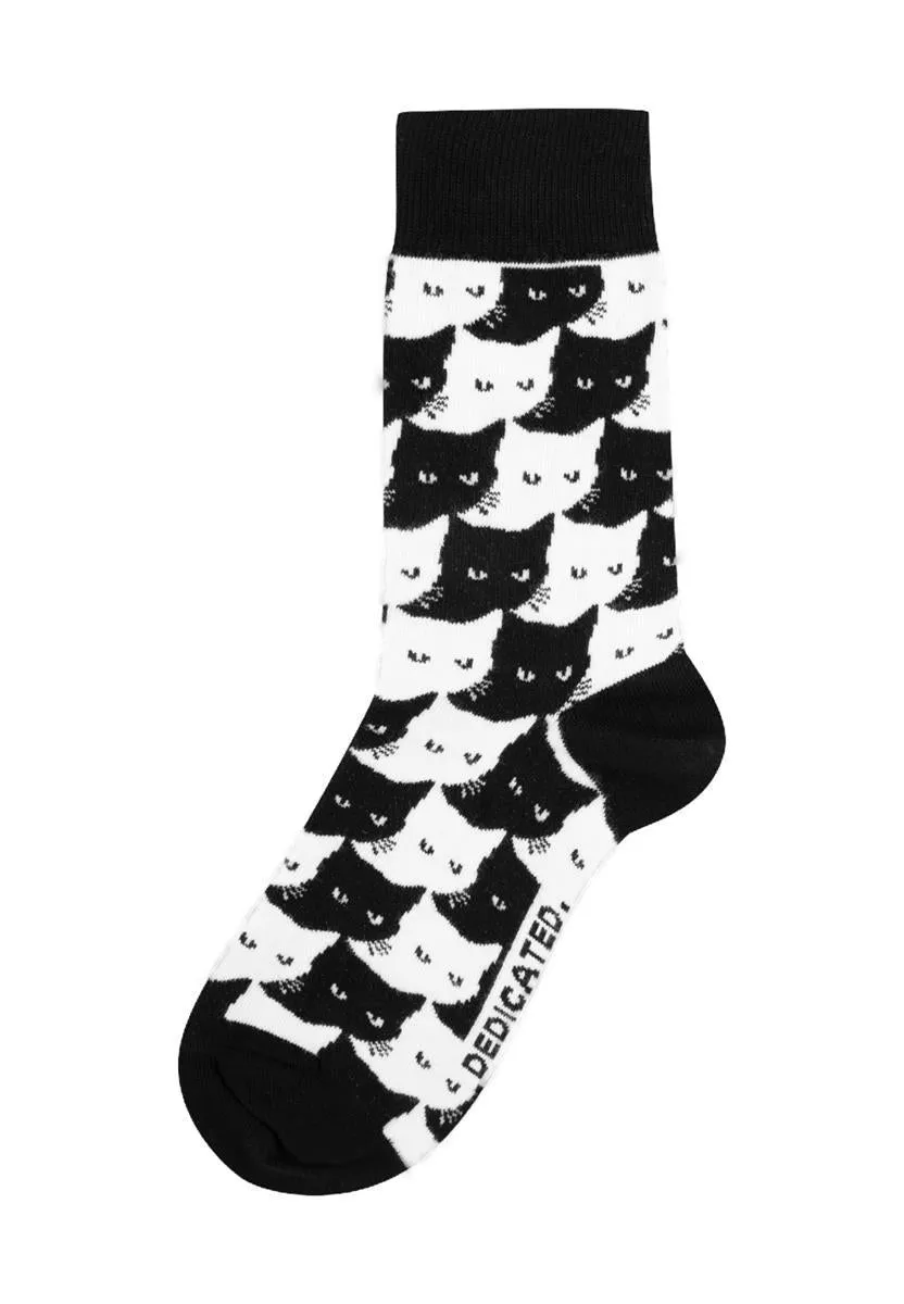 marlowe nature Sigtuna Pepita Cats Socken black