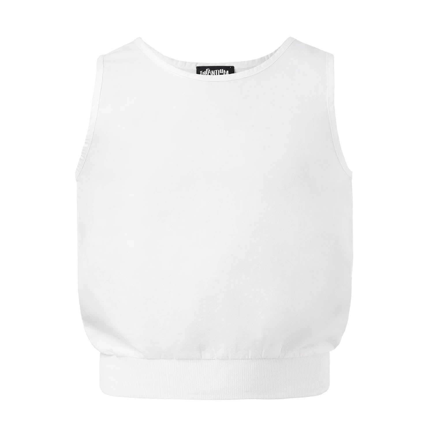 Infantium Victoria White Tank Top weiß Häkel Baumwolle