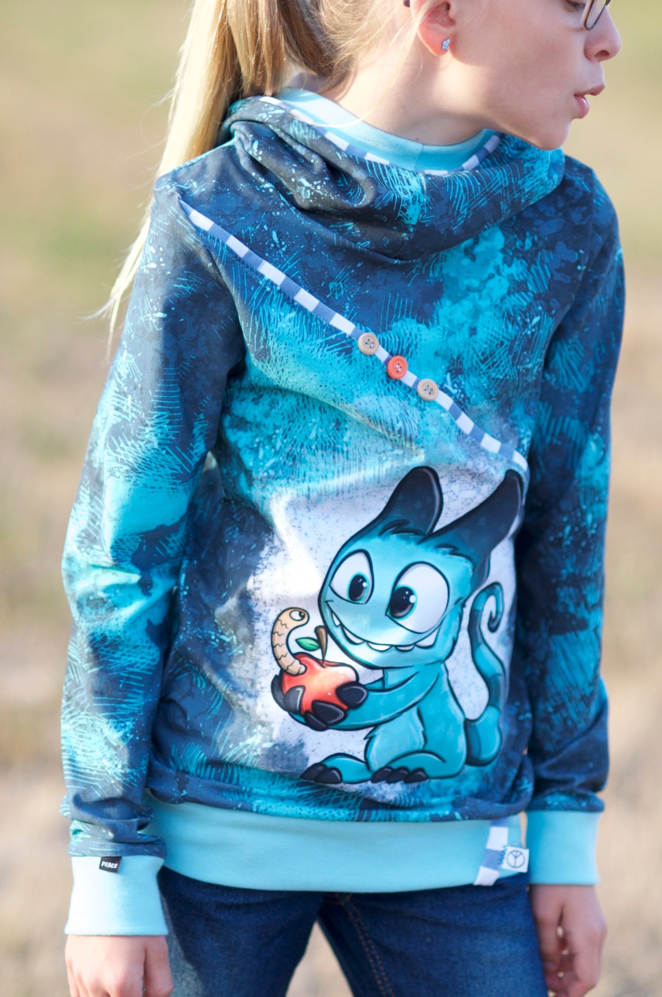 Schnittrebell Solea Kids Gr. 98-152 Papierschnitt Hoodie Kinder