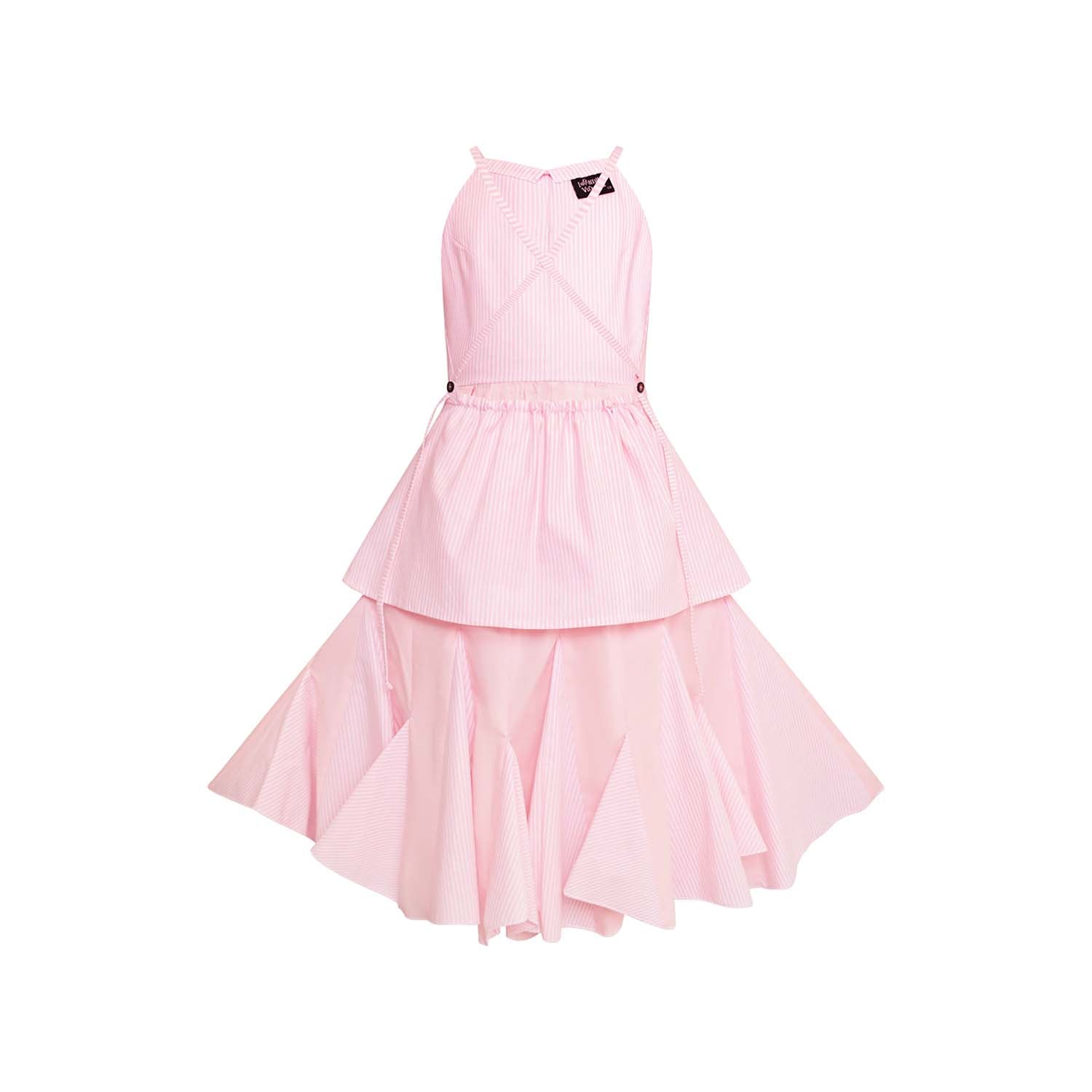 Infantium Victoria Zero Waste Kleid rosa Bio-Baumwolle Festkleid