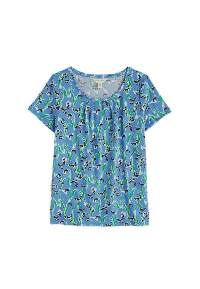 marlowe nature Appletree T-Shirt painty bluebell sail Bio-Baumwolle