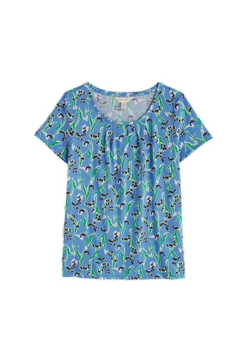 marlowe nature Appletree T-Shirt painty bluebell sail Bio-Baumwolle