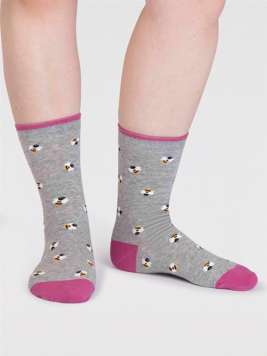Thought Cece Bug Socks Socken malachite green Bio-Baumwolle