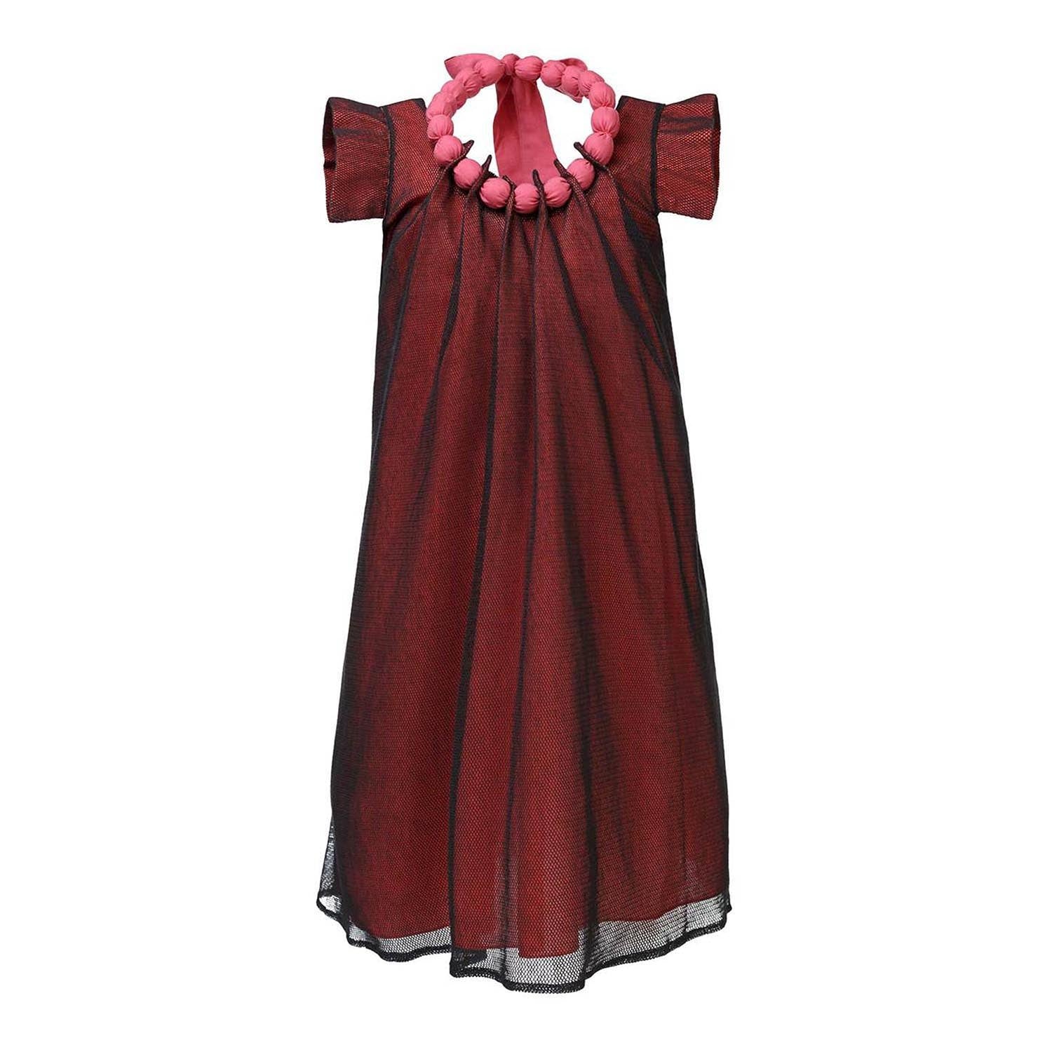 Infantium Victoria Warrior Princess Kleid Baby Rot Tüll 80 Baumwolle
