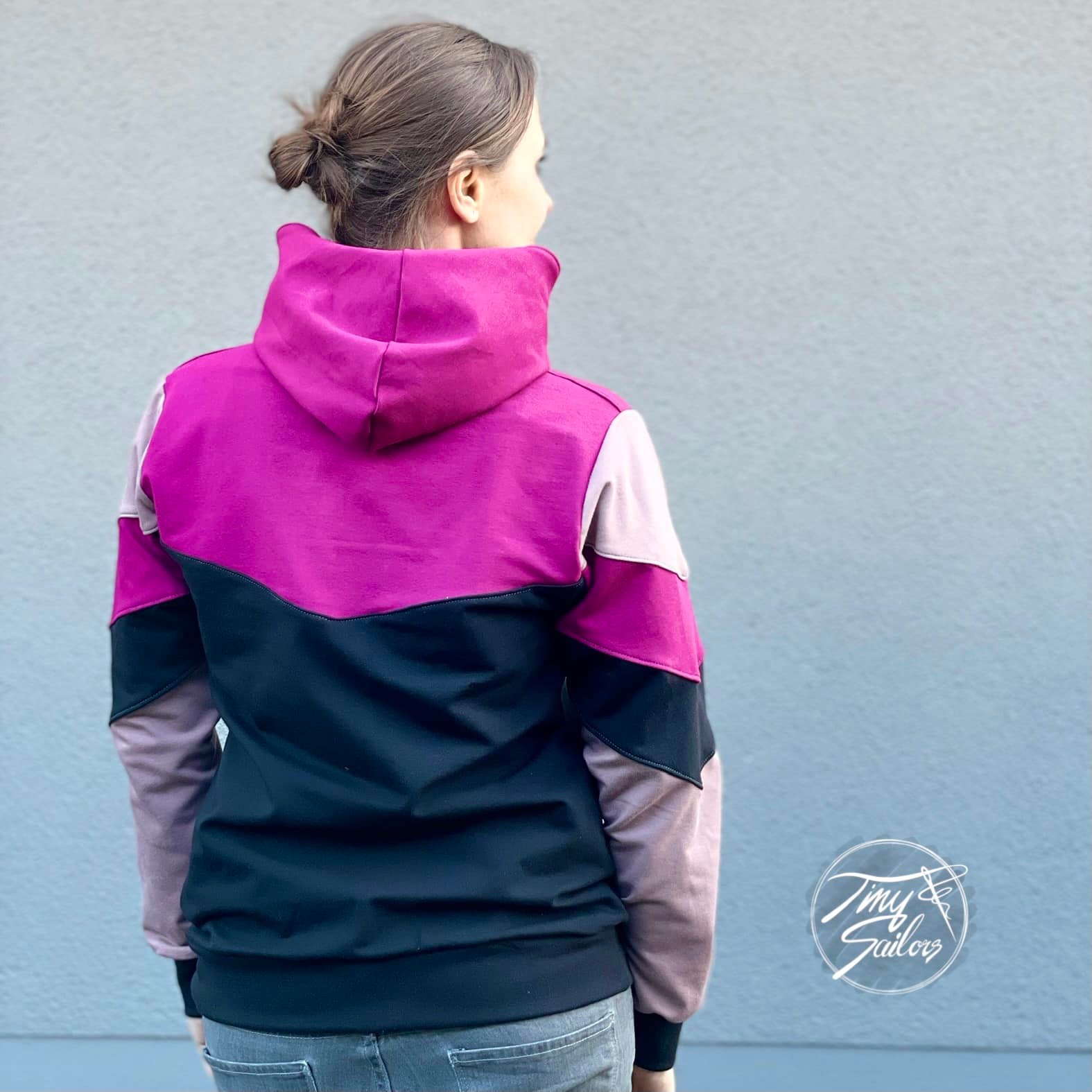 Schnittrebell Papierschnitte Soukie Hoodie Schnittmuster Gr.34-54