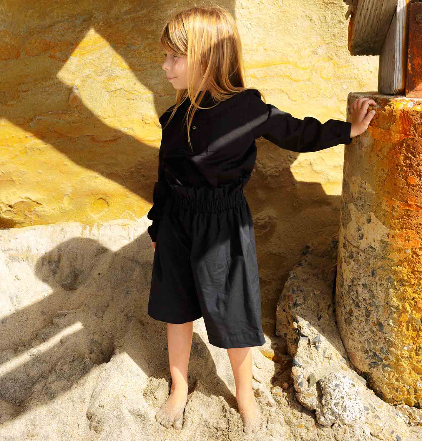 Infantium Victoria Bermuda Shorts Schwarz Gr.104 Baumwolle