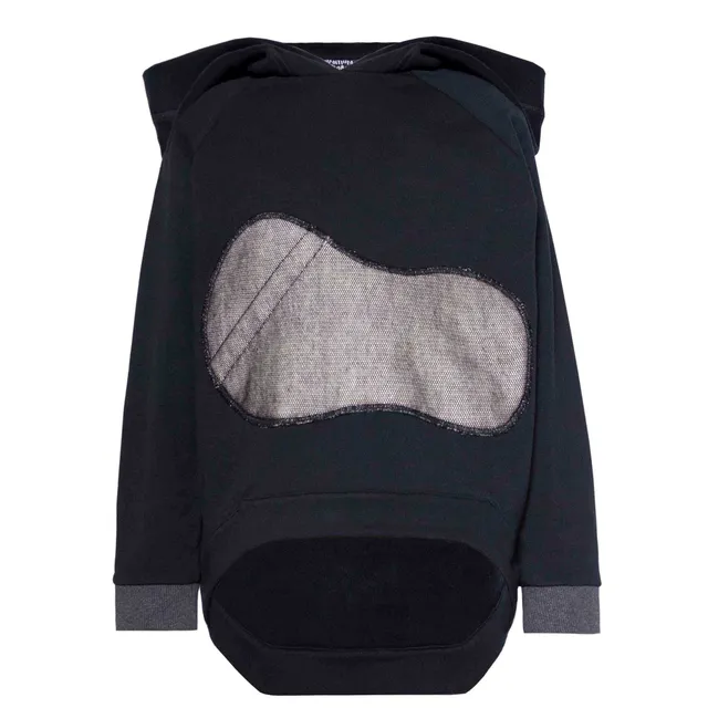 Infantium Victoria Black Cotton Hoodie schwarz 128