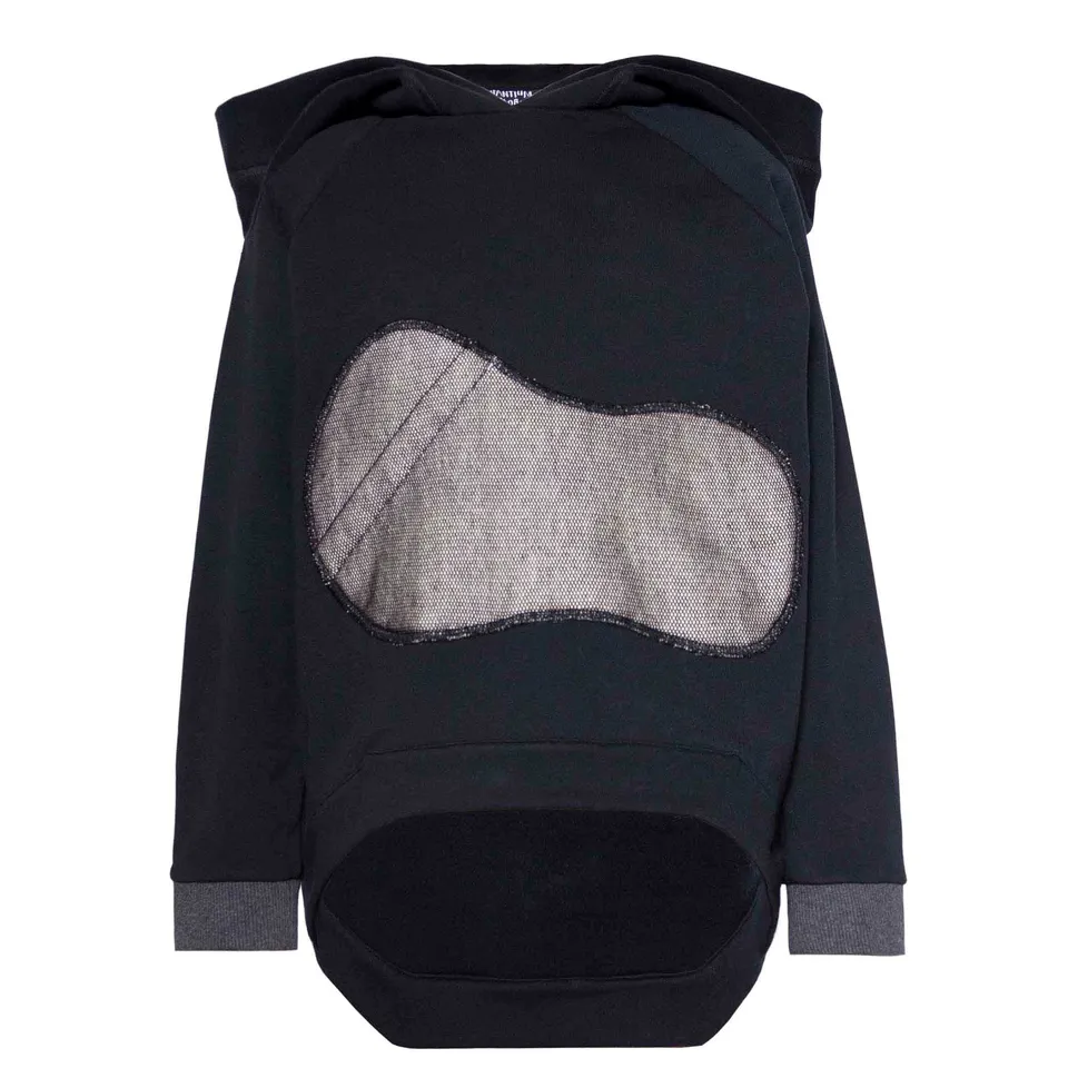 Infantium Victoria Black Cotton Hoodie schwarz 128