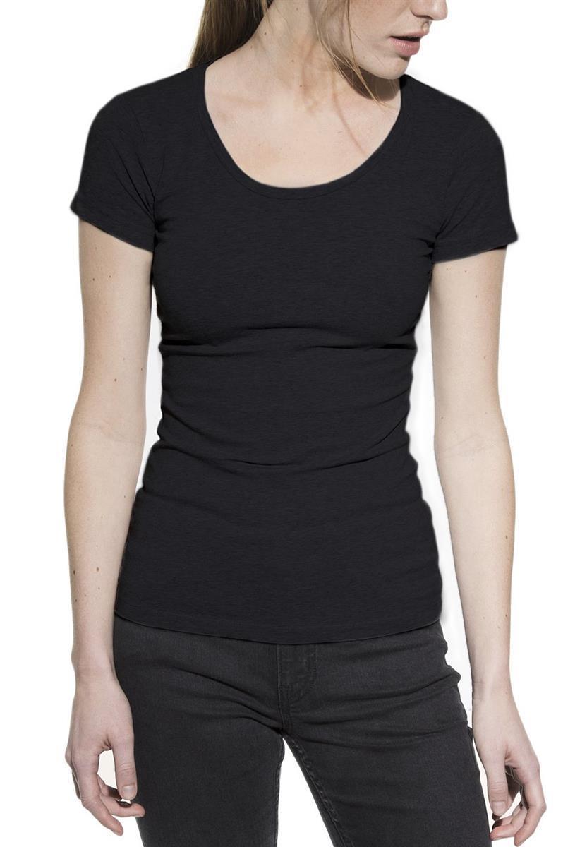 marlowe nature Crew Neck T-Shirt grey melange Bio-Baumwolle