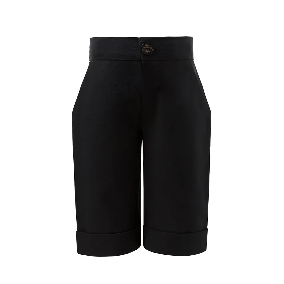 Infantium Victoria Black Puffed Pants Kinder Hose Schwarz