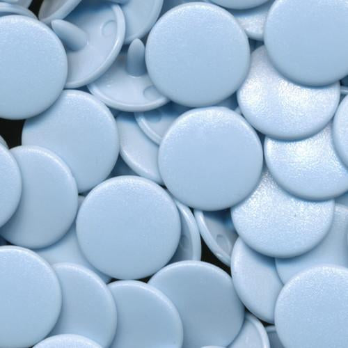 Kam Plastic Snaps Druckknöpfe B20 Pastellblau Gr.20 50 Sets