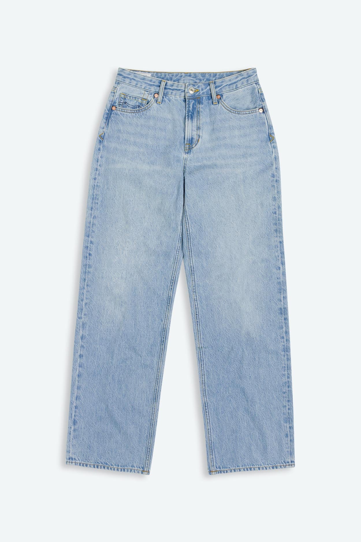 Kings of Indigo Joan Jeans blue reef Bio-Baumwolle weites Bein