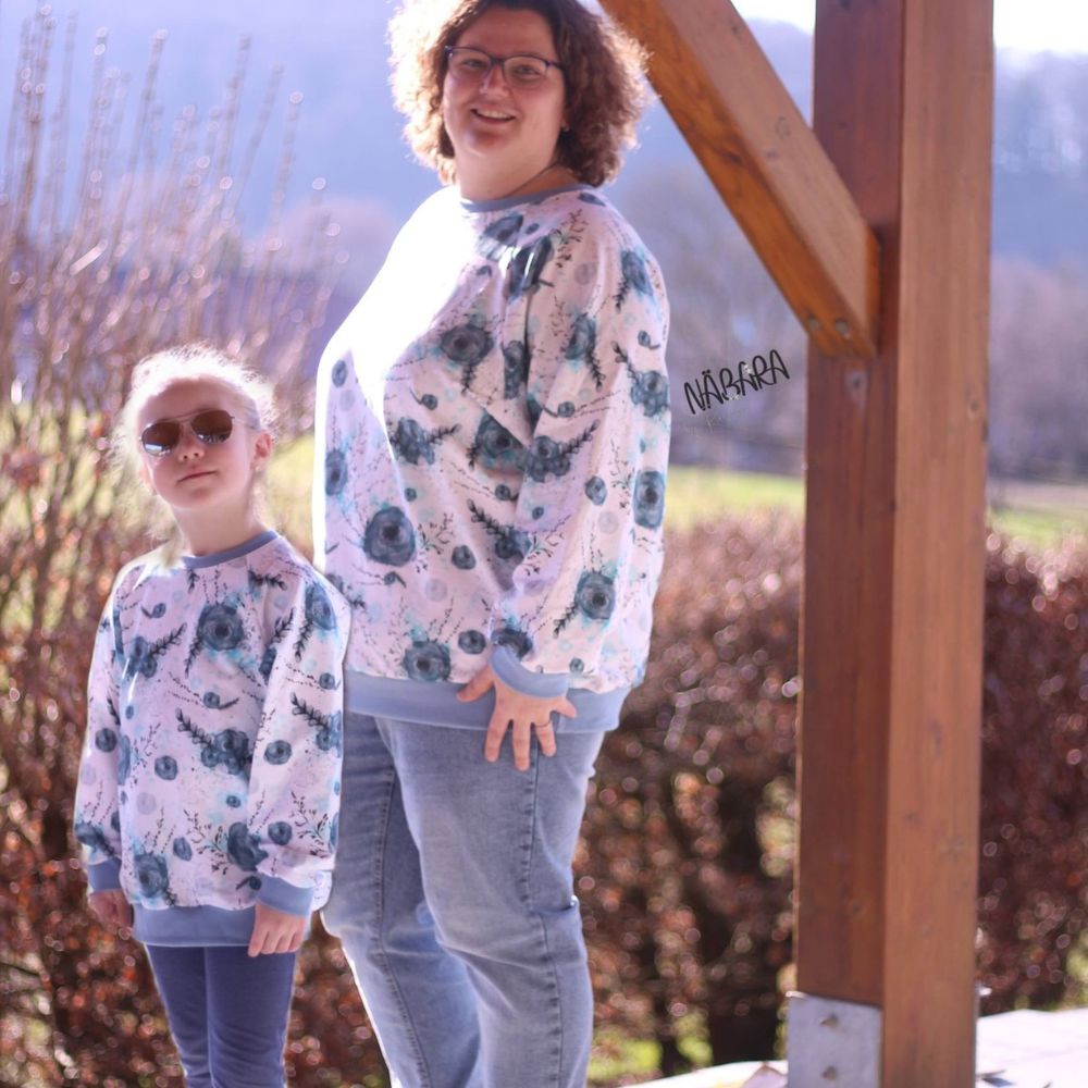 Moeve Design Basic Neira Partnerlook Schnittmuster Damen Kinder