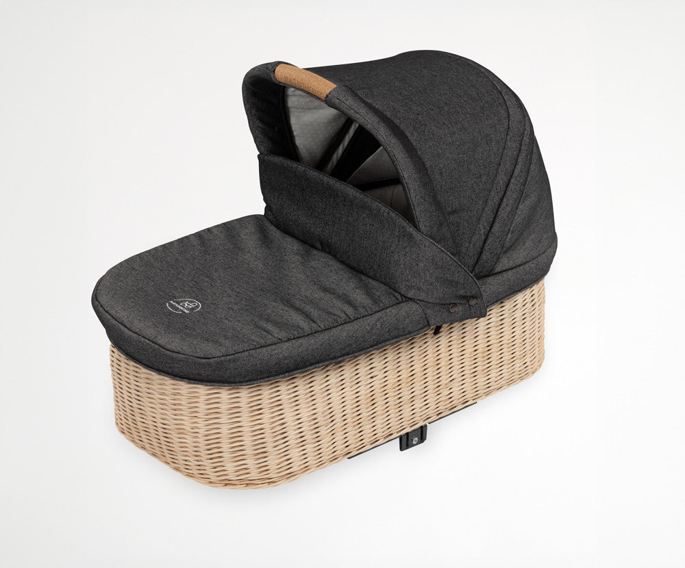 Naturkind Babykorb geflochten Cord Cognac für Ida