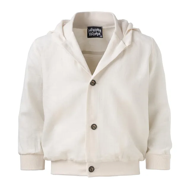 Infantium Victoria Weganool Hoodie Vegan Cashmere Weiß 104