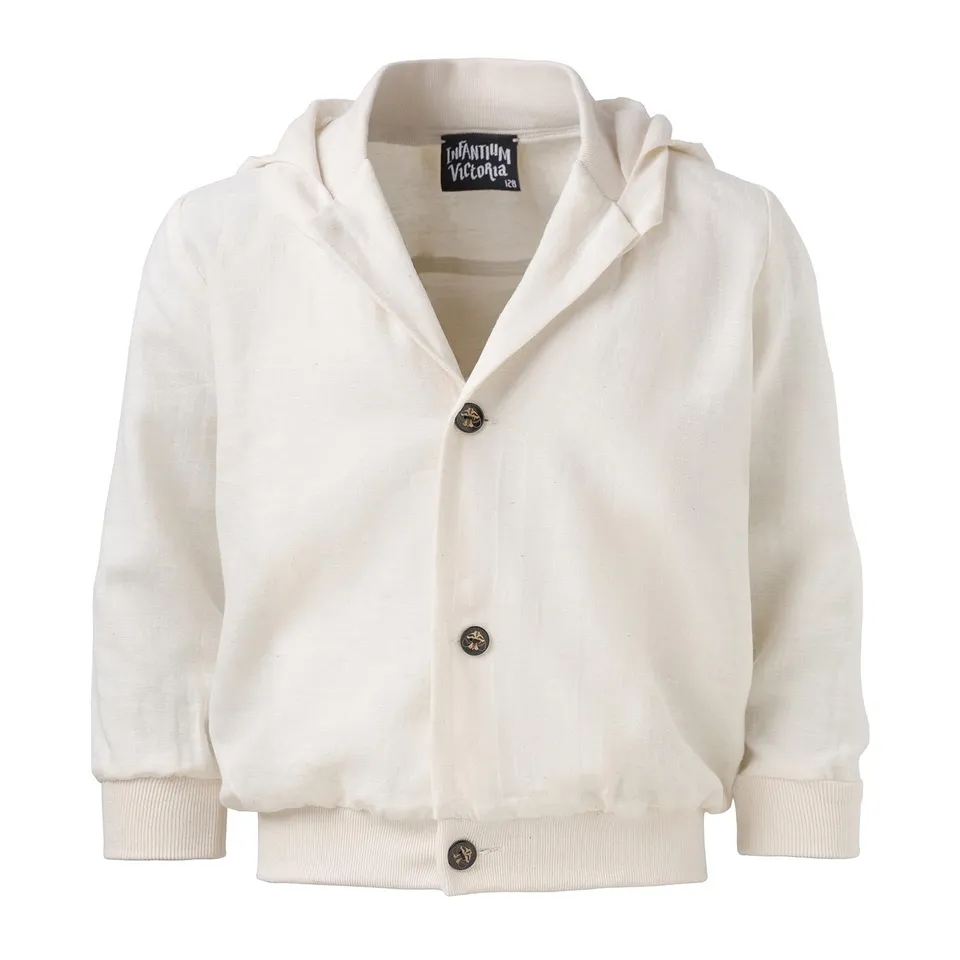 Infantium Victoria Weganool Hoodie Vegan Cashmere Weiß 104