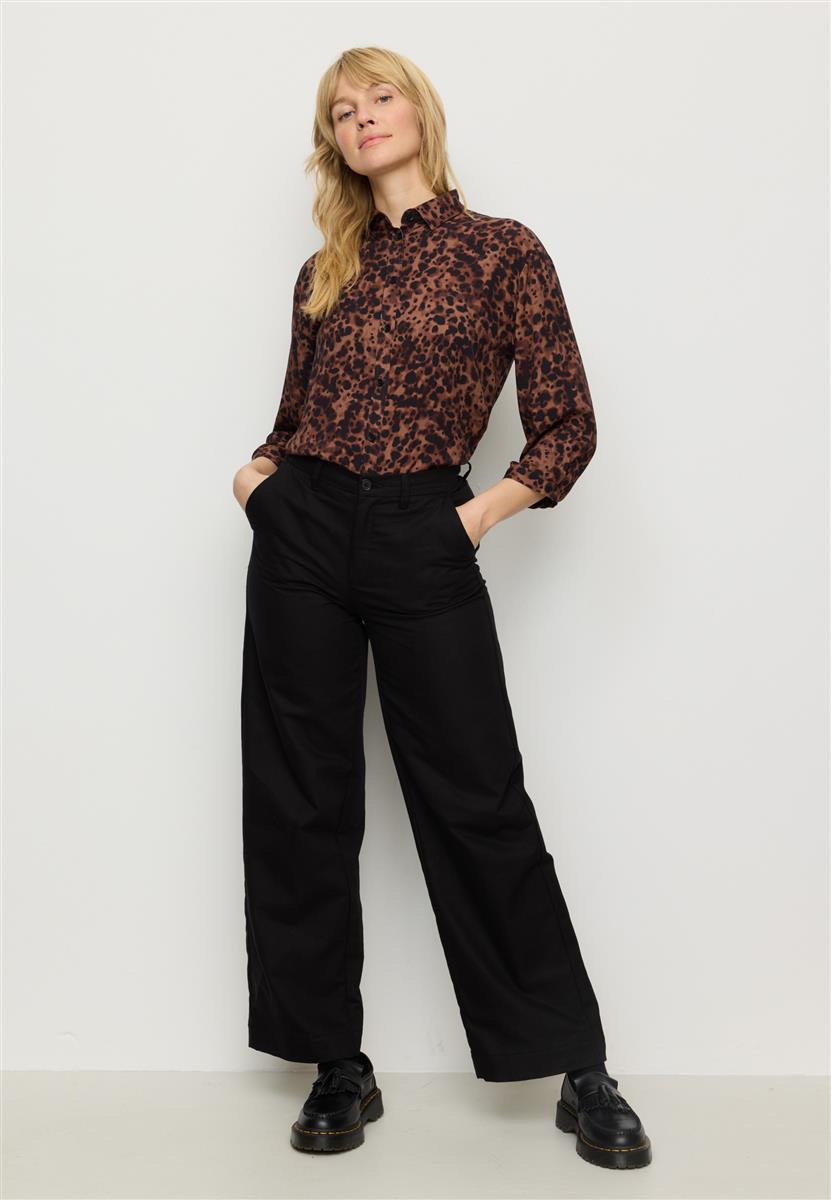 marlowe nature Pants Ligularia Hose Black Bio-Baumwolle
