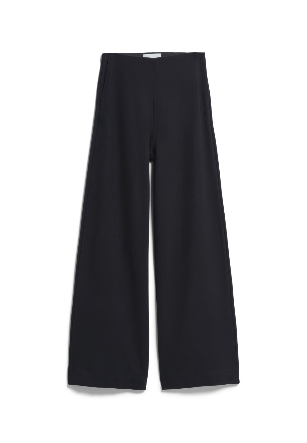 Marlowe Nature Basic Jersey Wide Leg Hose black Ecovero XS-XL