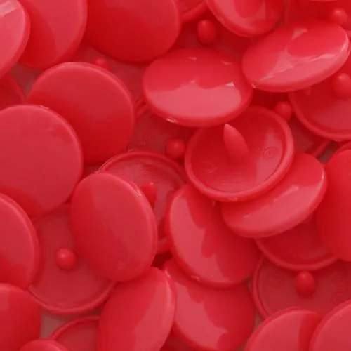 Kam Snaps Plastic Snaps B33 Druckknöpfe Pink lang 50 Sets