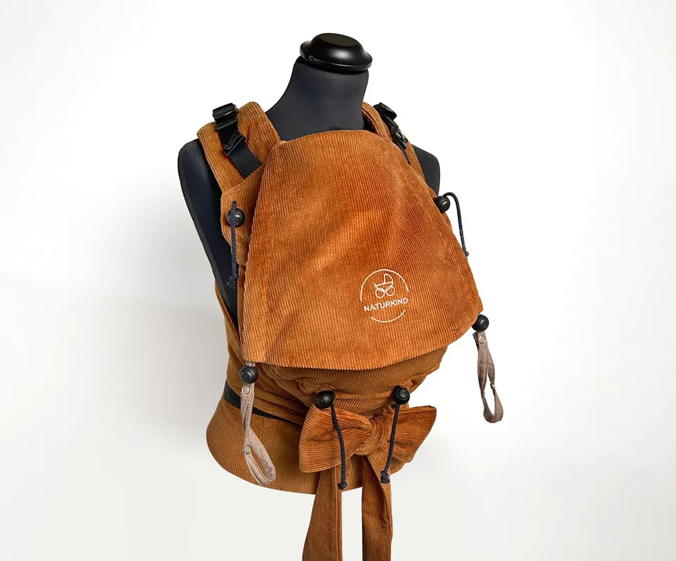 Naturkind Babytrage Halfbuckle Babytrage Jade Bio-Baumwolle