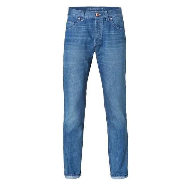 GoodSociety Viterbo Jeans Slim Straight kyanos Bio-Denim