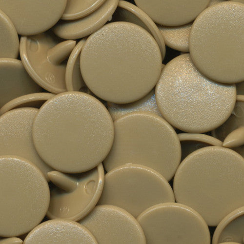 Kam Snaps Plastic Snaps B42 Druckknöpfe matt braun 50 Sets