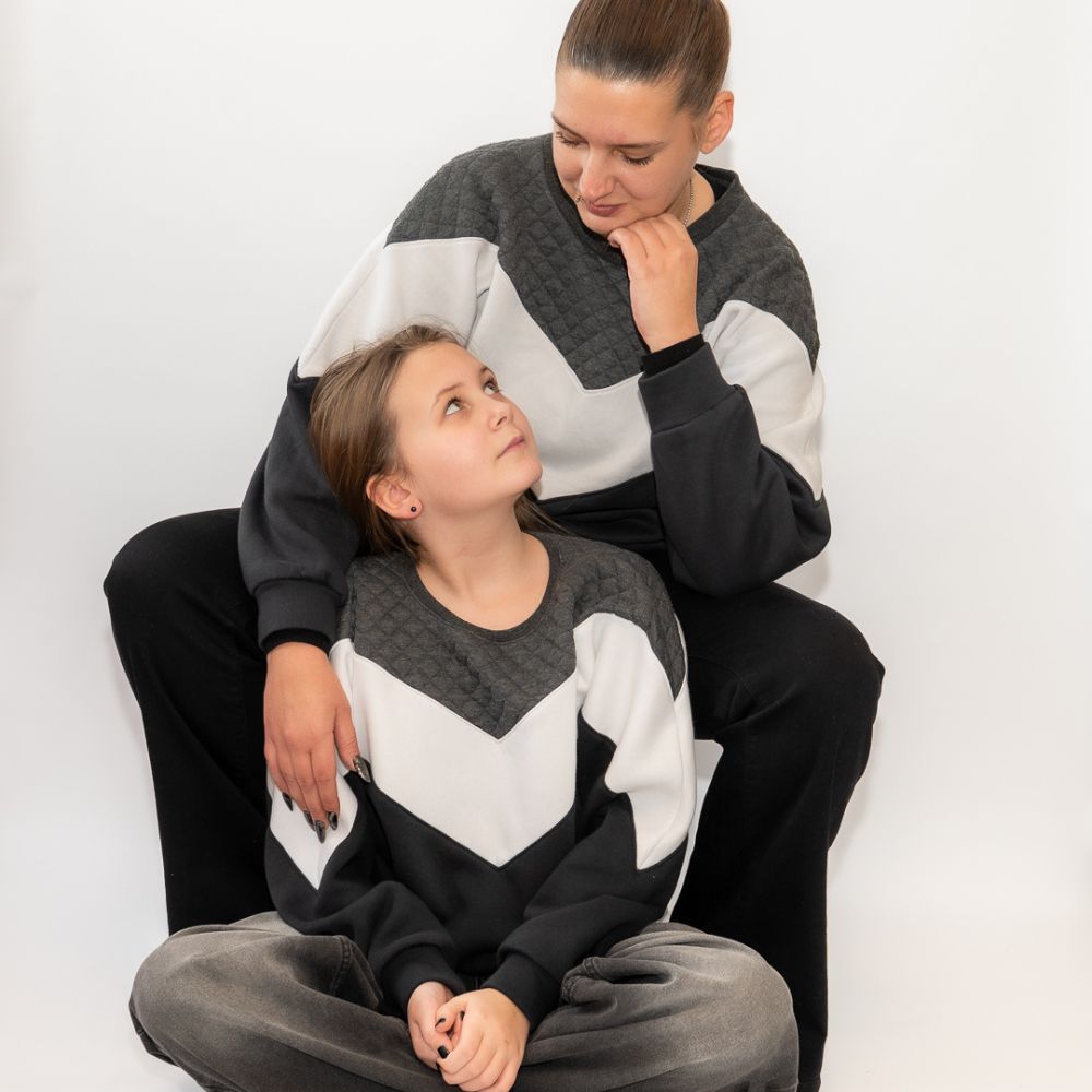 Moeve Design Neira Partnerlook Sweater Schnittmuster Damen+Kinder