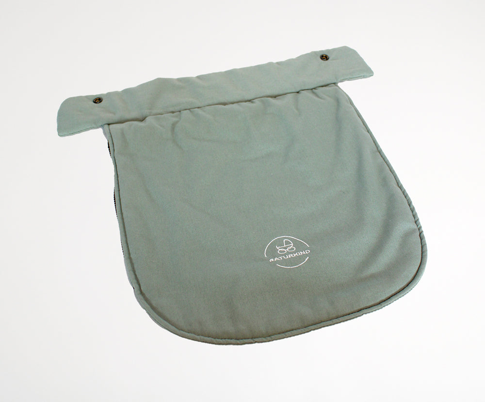 Naturkind Lux Babykorb Abdeckung Jade Bio-Stoff