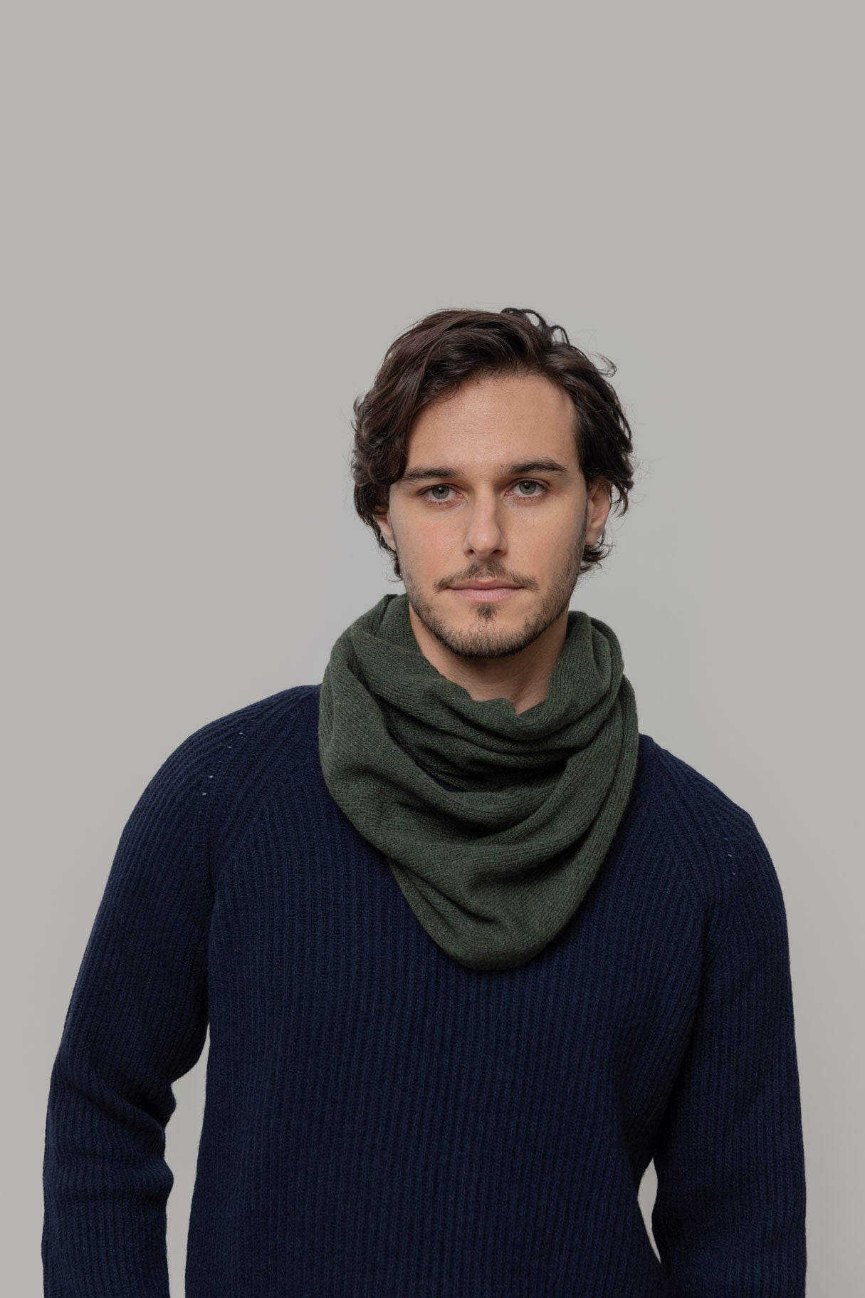marlowe nature Mima Schlauchschal black ardesia Wolle