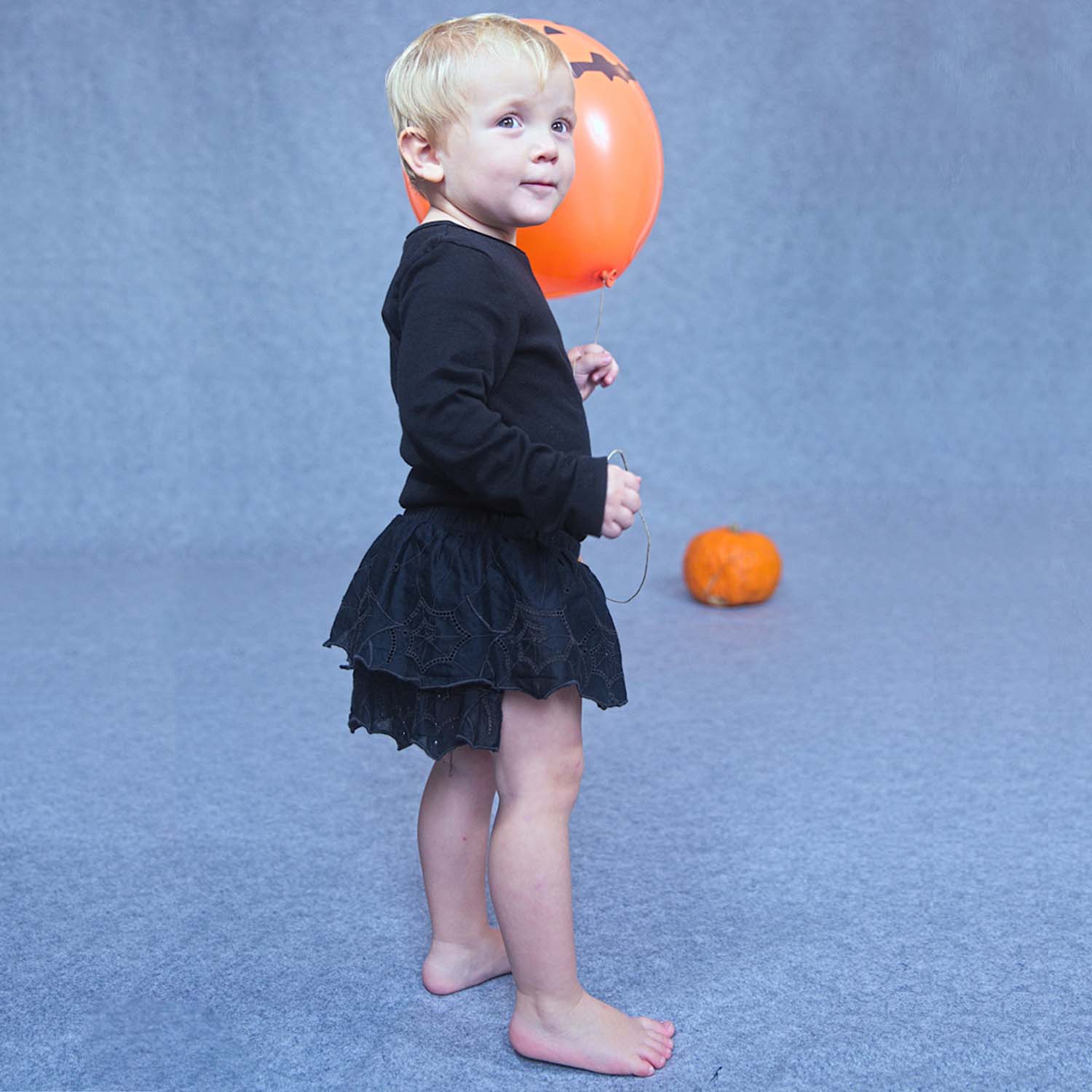 Infantium Victoria Baby Bloomers schwarz Spitze Baumwolle 68