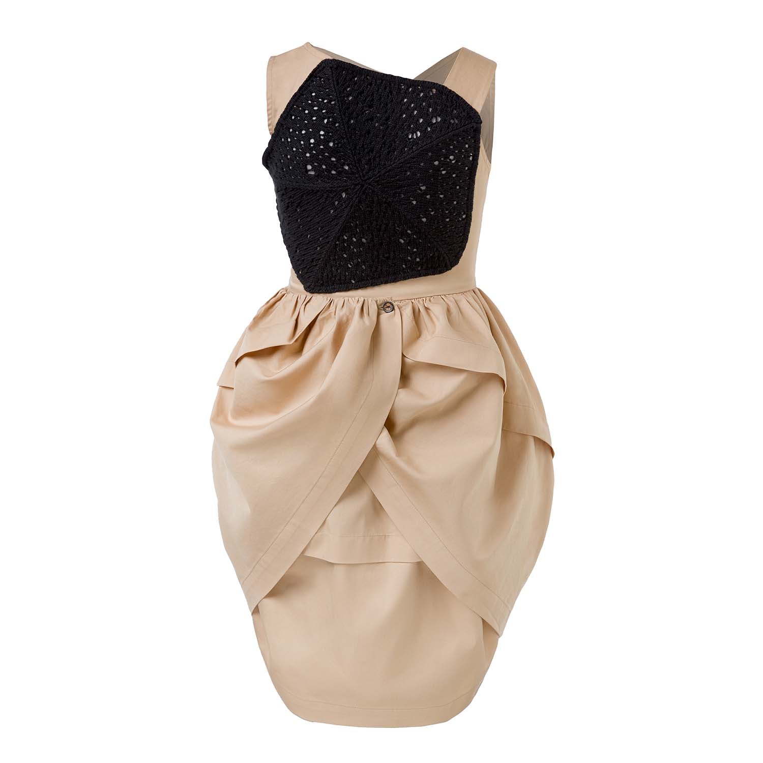 Infantium Victoria Dresses Beige Bienen Kleid Gr.92 Bio-Baumwolle