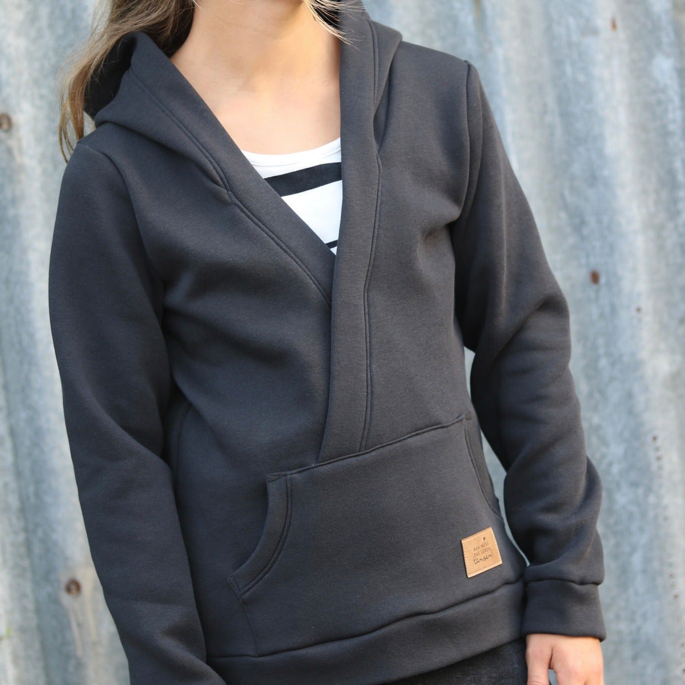 Moeve Design Mini Hoodie bequem Schnittmuster Kinder 104-164